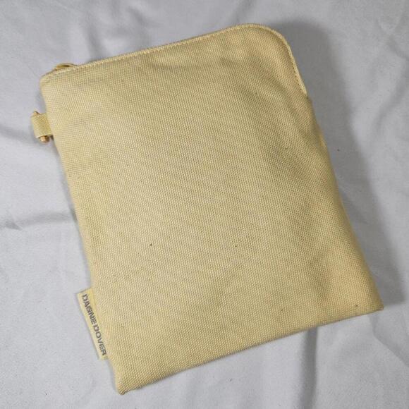 Nwt Dagne dover sky essentials pouch pollen Color. Light Soft Yellow - Picture 8 of 8